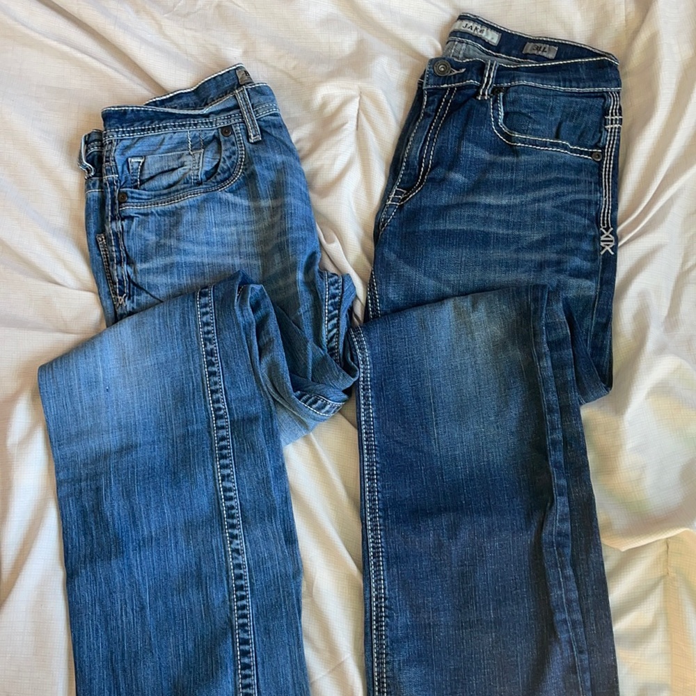 Men’s Buckle Jeans | Jake Style | Light wash and dark wash